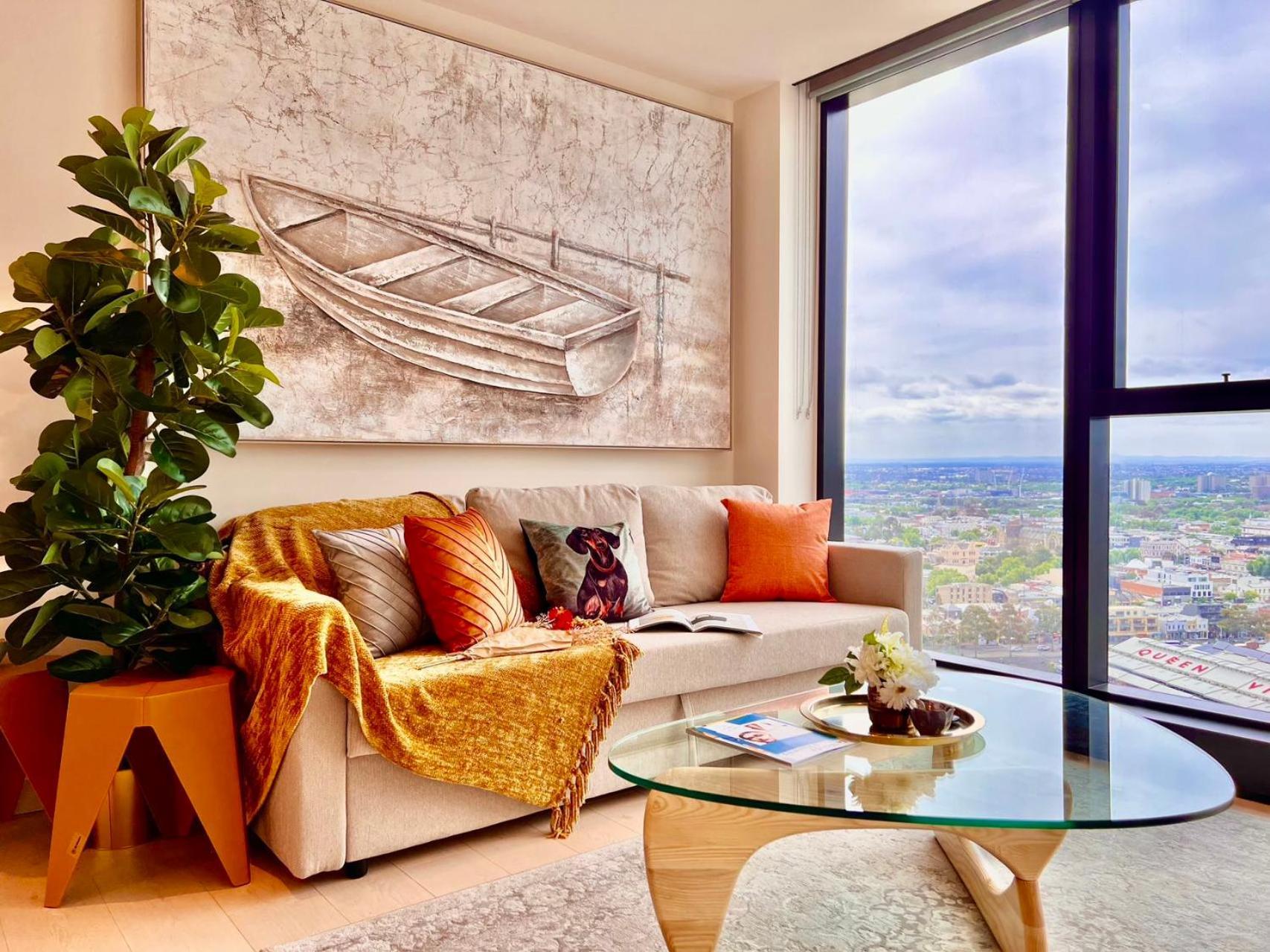 Highrise View 1King1Queen 2Baths メルボルン エクステリア 写真